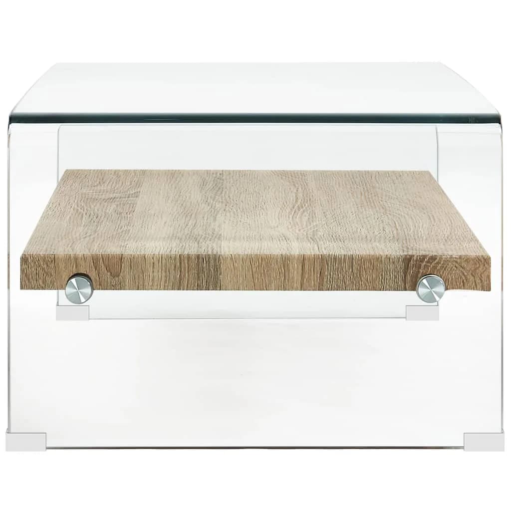 Coffee Table Clear 98x45x31 cm Tempered Glass - Coffee Tables