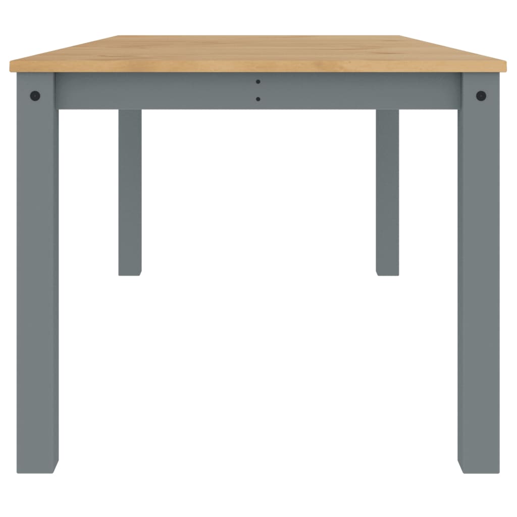 Dining Table Panama Grey 180x90x75 cm Solid Wood Pine - Kitchen & Dining Room Tables